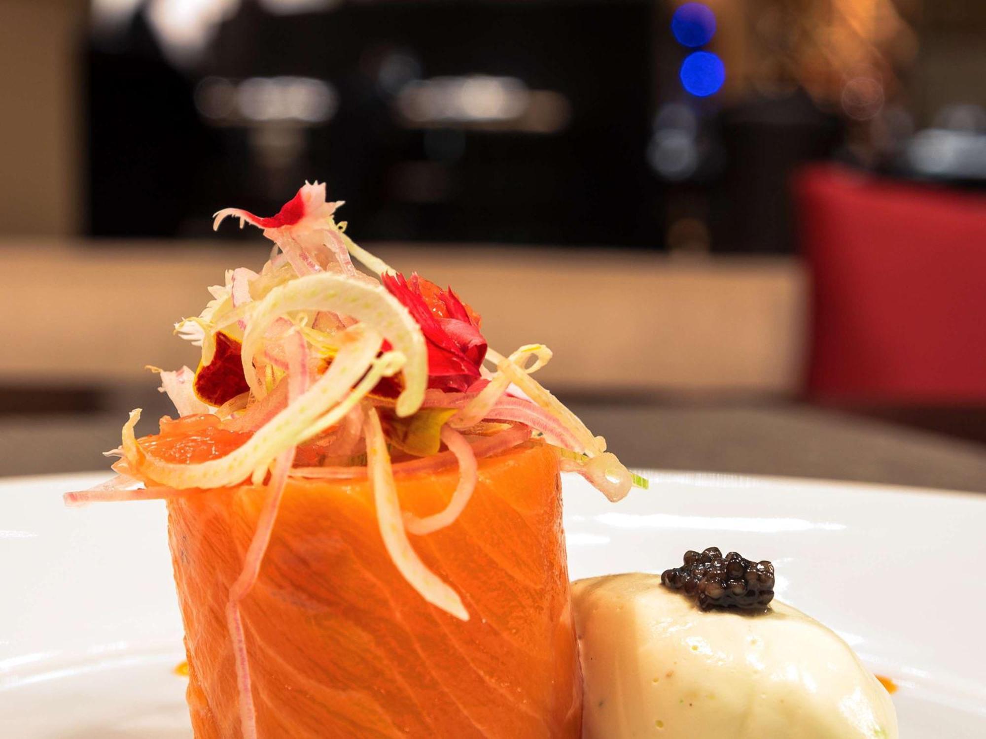 Sofitel Montevideo Casino Carrasco & Spa Εξωτερικό φωτογραφία Salmon and caviar